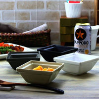 ネクスト ボウル フレーム スクエアボウル Mサイズ 11cm 薄墨 499209 1個（直送品）