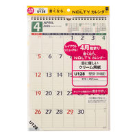 日本能率協会マネジメントセンター 【2026年4月版】 NOLTYカレンダー壁掛 B4縦 日曜始まり U128 1冊（直送品）