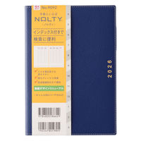 日本能率協会マネジメントセンター 【2026年4月版】NOLTY キャレル B6 バーチカル2 月曜始まり ネイビー 9092 1冊（直送品）