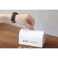 クレエ 貯金箱 ポストジェネラル メールボックス コインバンク 鍵付き ホワイト 495599 1個（直送品）