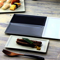 ネクスト プレート フレーム スクエア長角プレート 21.5cm 紺青 499202 1個（直送品）