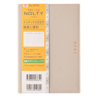 日本能率協会マネジメントセンター 【2026年4月版】NOLTY キャレル B6 バーチカル2 月曜始まり ベージュ 9096 1冊（直送品）