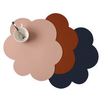 ルークラン ランチョンマット アプリクス クラウド ブルー×ライトグレー 494747 1個（直送品）