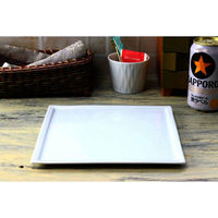 ネクスト プレート フレーム スクエアプレート Lサイズ 21.5cm 白 499195 1個（直送品）