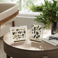 アントレックス Umbra フルート フォトフレーム ガラス スチール 16×20cm ゴールド 482867 1個（直送品）