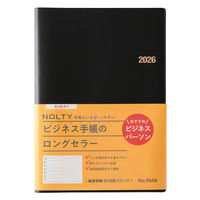 日本能率協会マネジメントセンター 【2026年4月版】NOLTY 能率手帳 B5 片側1週間+ノート 月曜始まり 黒 9604 1冊（直送品）
