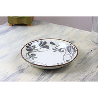 ネクスト ボウル 琉球デイゴ カレー&パスタボール 22cm ブラウン 499246 1個（直送品）