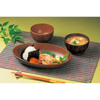 ミタニ 汁椀 レンジ亀甲欅杢目 ライトブラウン 497569 1個（直送品）