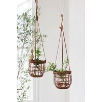 クレエ 花瓶 ハンギング アラログハンギングフラワーベース ラウンド L 497203 1個（直送品）