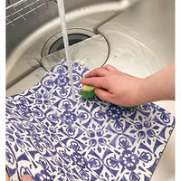 ケーアイジャパン 水切りマット サアラ 柄あり タイル 499080 1個（直送品）