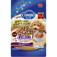 コンボ ドッグ 11歳以上 バランスコンボ 8種の野菜ブレンド 国産 640g（160g×4袋入）1袋 日本ペットフード ドッグフード