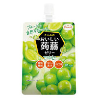 ゼリー お配り菓子 食べきりサイズ おいしい蒟蒻ゼリー　マスカット味  1セット（1個×12）