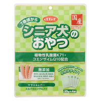 デビフ 7歳頃から シニア犬のおやつ 植物性乳酸菌K71・コエンザイムQ10配合 国産 100g（25g×4袋）3袋 デビフペット 犬用 おやつ