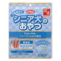 デビフ 7歳頃から シニア犬のおやつ DHA・EPA・コエンザイムQ10配合 国産 100g（25g×4袋）3袋 デビフペット 犬用 おやつ