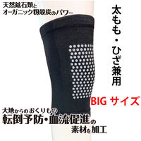 エバナース 太もも・ひざサポーター LL 1枚入り ブラック HOR-610704 1枚（直送品）