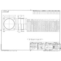 日本航空電子工業 はんだ付け結線式MS互換コネクタ ジャンクションシェル 適用シェルサイズ:20 CA2120-10-R 1個（直送品）