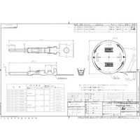 日本航空電子工業 圧着型コンタクト(ピン) リール(10000本) D02-22-26P-10000 1リール(10000個入)（直送品）