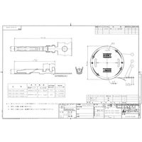 日本航空電子工業 圧着型コンタクト(ピン) リール(10000本) D02-22-26S-10000 1リール(10000個入)（直送品）