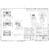 日本航空電子工業 レセプタクル(高密度 アングルスルーホールタイプ 基板実装用) D02-M15SAG-23L9E 1個（直送品）
