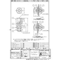 日本航空電子工業 スクリュウロック装置 (ロックナット #4-40) D20418-2R 1個（直送品）