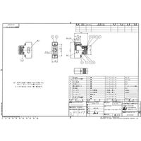 日本航空電子工業 ジャンクションシェル ストレートクランプ プラスチック製分割型 DA-C8-J10-B2-1R 1個（直送品）