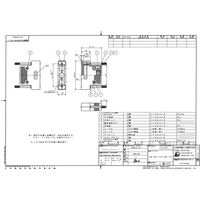 日本航空電子工業 ジャンクションシェル ストレートクランプ プラスチック製分割型 DB-C8-J10-B6-1R 1個（直送品）