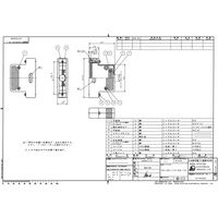 日本航空電子工業 ジャンクションシェル ストレートクランプ プラスチック製分割型 DD-C8-J13-B2-1R 1個（直送品）