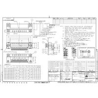 日本航空電子工業 基板側コネクタ ライトアングル ピン DELC-J9PAF-20L6E 1個（直送品）