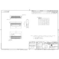 日本航空電子工業 ケーブル側プラグ 2列型 ディスクリートワイヤ用圧着結線型 FI-W41S 1個（直送品）