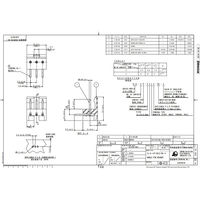 日本航空電子工業 2.54mmピッチ ピンヘッダ(スルーホールタイプ) ライトアングル IL-G-3P-S3L2-SA 1個（直送品）