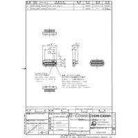 日本航空電子工業 フロントキャップ 2列型 MX23A18XF1 1個（直送品）