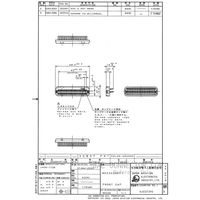 日本航空電子工業 フロントキャップ 2列型 MX23A34XF1 1個（直送品）