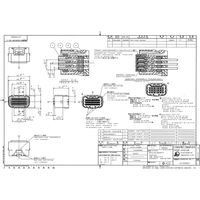 日本航空電子工業 ソケットハウジング 3列型 MX23A36SF1 1個（直送品）