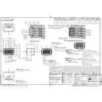 日本航空電子工業 ソケットハウジング 3列型 MX23A36SF2 1個（直送品）