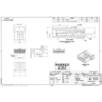 日本航空電子工業 ソケットハウジング(小型防水型 基板対電線接続用コネクタ) MX44006SF1 1個（直送品）