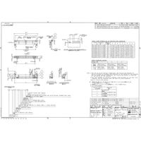日本航空電子工業 2.54mmピッチ LP1タイプピンヘッダ ロック&イジェクトレバー付き PS-34PE-D4LT1-LP1 1個（直送品）
