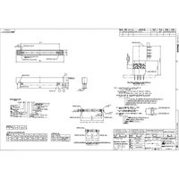 日本航空電子工業 プラグ ストレートスルーホールタイプ(フックピン付き) TX25-80P-6ST-H1E 1個（直送品）