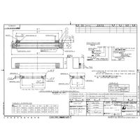 日本航空電子工業 プラグ ライトアングルスルーホールタイプ(フックピン付き) TX25-80P-LT-H1E 1個（直送品）