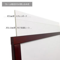 URiSAPO KMA 木製 ポスターフレーム A1 差込式 額縁 K-PW30-A1 1台（直送品）