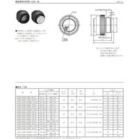 日本航空電子工業 ストレートプラグ(単体ブロック 嵌合時防水型) ソケットインサート JL05-6A22-22SC-F0-R 1個（直送品）