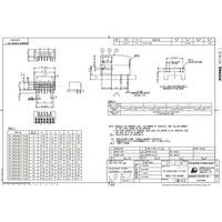 日本航空電子工業 ピンヘッダ ライトアングルホールタイプ PS-6PLB-D4LT1-FL1E 1個（直送品）