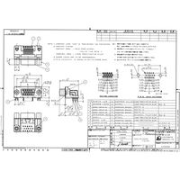 日本航空電子工業 レセプタクル(高密度 アングルスルーホールタイプ 基板実装用) D02-M15SAG-13L9E 1個（直送品）