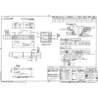 日本航空電子工業 ボックスタイプピンヘッダ ストレートスルーホールタイプ 誤挿入防止溝2ヶ所付き PS-50PE-D4T1-B1AE 1個（直送品）