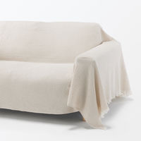 無印良品 綿洗いざらしワッフル織多用布 １８０×２６０ｃｍ ベージュ 良品計画