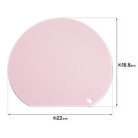 なめらか抗菌まな板 スモーキーピンク NC-SP 1個 まな板 刃当たり ゴム感覚  抗菌剤練り込み かまぼこ型 伊原企販