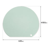 なめらか抗菌まな板 スモーキーグリーン NC-SG 1個 まな板 刃当たり ゴム感覚  抗菌剤練り込み かまぼこ型 伊原企販