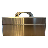 仁張工作所 ステンレス両開工具箱 小型 NIRK-02S 1台（直送品）