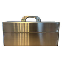 仁張工作所 ステンレス両開工具箱 大型 NIRK-02L 1台（直送品）