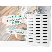 仁張工作所 ノートPCロッカー(2列10段)ホワイト NKPA-0210 1台（直送品）