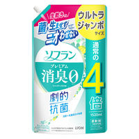ソフラン プレミアム消臭 柔軟剤 フレッシュグリーンアロマ 詰替 ウルトラジャンボ 1520mL 1箱（6個） ライオン (旧品)
